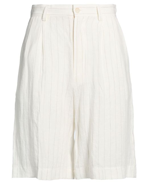 Forte White Shorts & Bermuda Shorts
