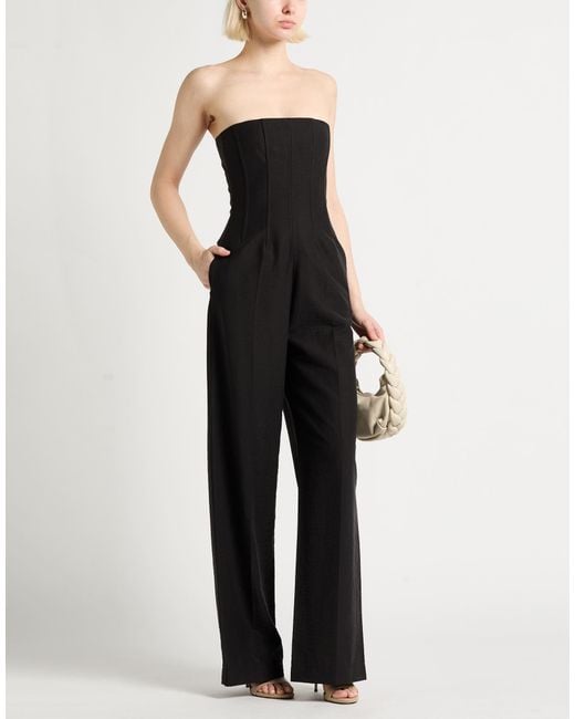 Department 5 Black Jumpsuit Lyocell, Polyamide