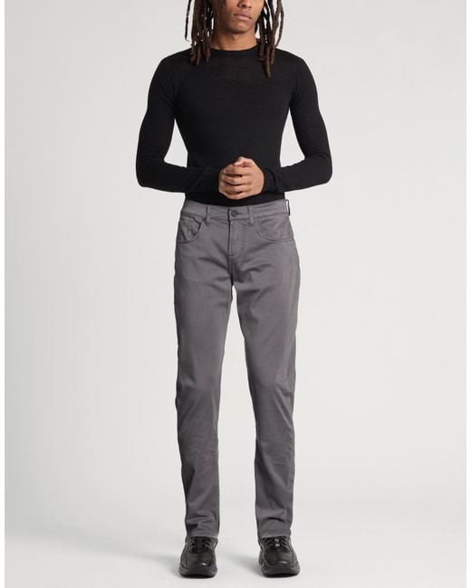 7 For All Mankind Gray Pants Cotton, Modal, Polyester, Elastane for men