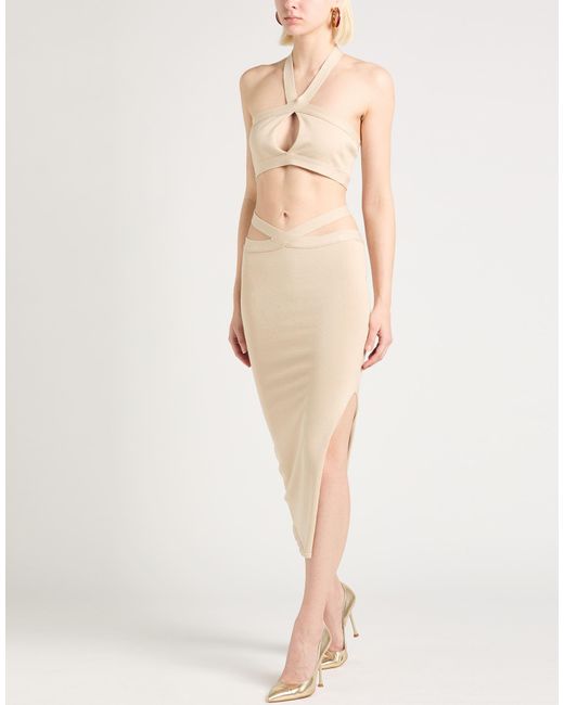 Gaelle Paris White Co-Ord Viscose, Polyester