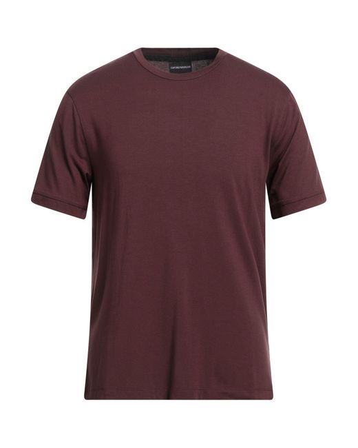 Emporio Armani Red T-shirt for men