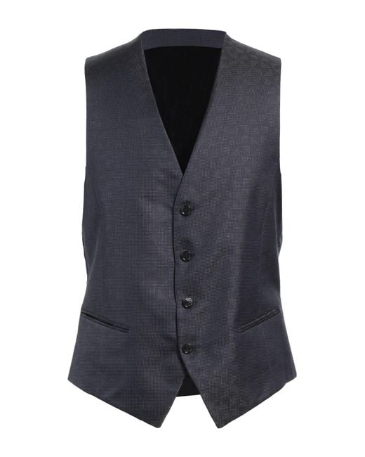 Pal Zileri Blue Waistcoat for men