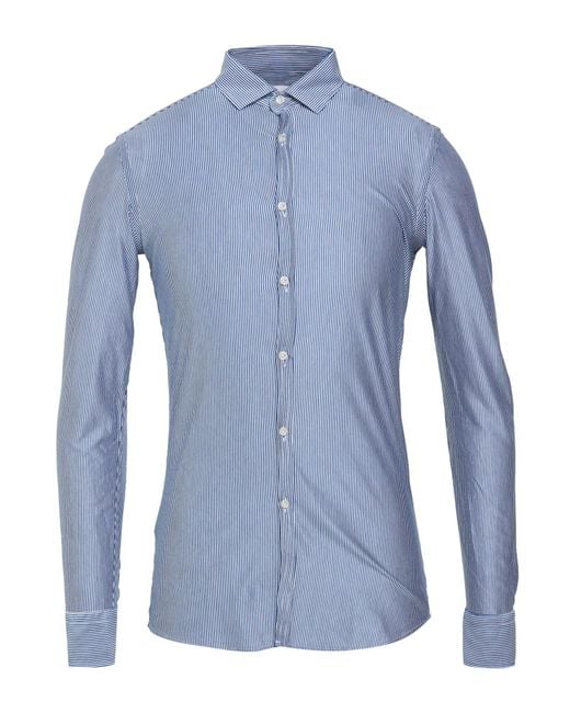 Aglini Blue Shirt for men