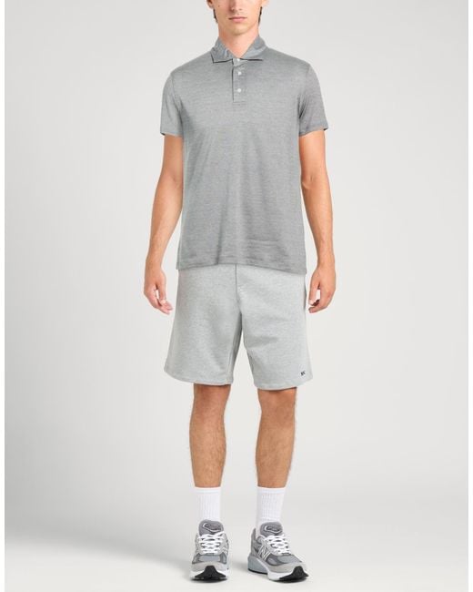 Polo Isaia de hombre de color Gray