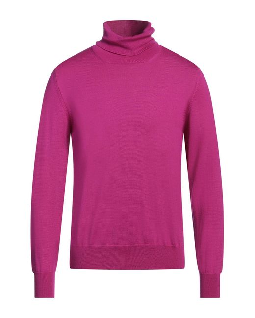 Fabrizio Del Carlo Pink Turtleneck for men