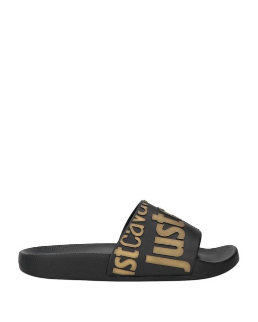 Just Cavalli Black Sandals for men