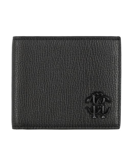 Portefeuille Roberto Cavalli pour homme en coloris Black