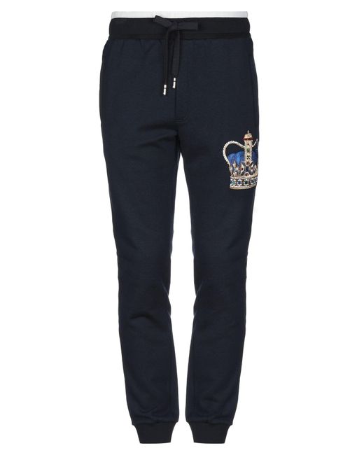 Dolce & Gabbana Blue Pants for men