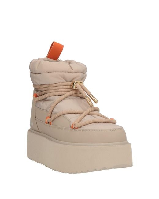Inuikii Natural Ankle Boots Textile Fibers