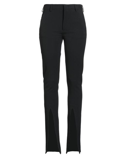 Dondup Black Pants Polyamide, Cotton, Elastane