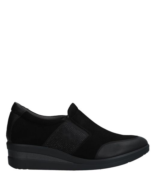 Melluso Walk Black Loafers