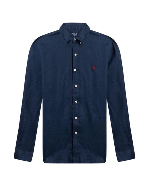 Polo Ralph Lauren Blue Shirt for men