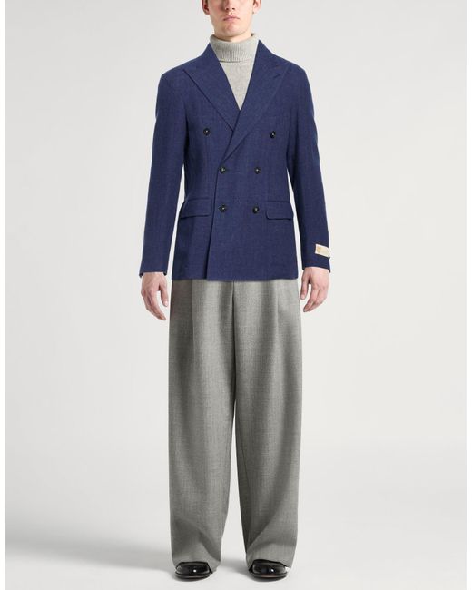 Blazer Massimo Alba pour homme en coloris Blue