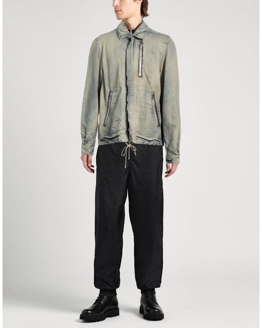 Rick Owens Gray Denim Outerwear for men
