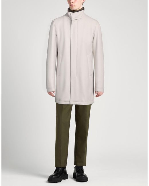 Herno White Coat Virgin Wool, Polyamide for men