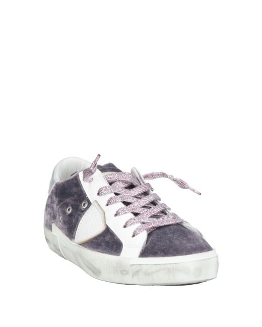 Philippe Model Purple Trainers