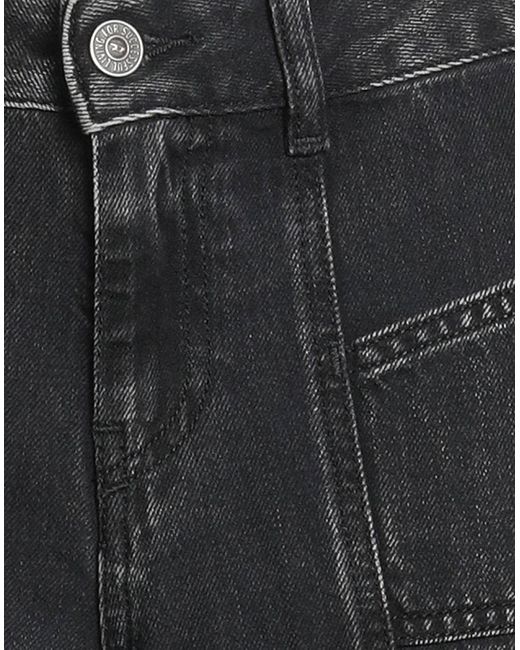 DIESEL Black Jeans Cotton, Lyocell