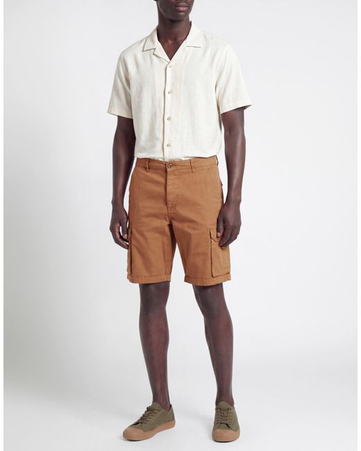 40weft Brown Shorts & Bermuda Shorts for men