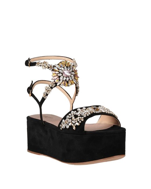 Giambattista Valli Black Sandals