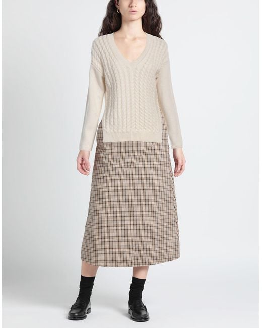 Pullover High en coloris White