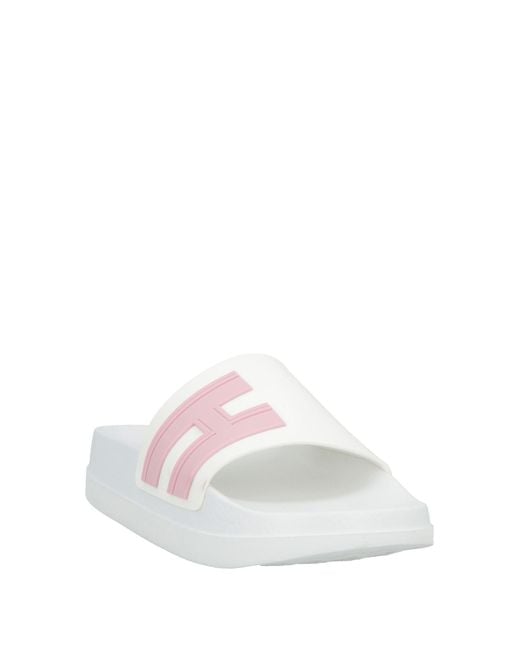 Hogan White Sandals