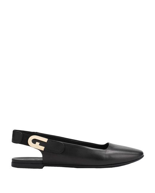Furla Black Ballet Flats