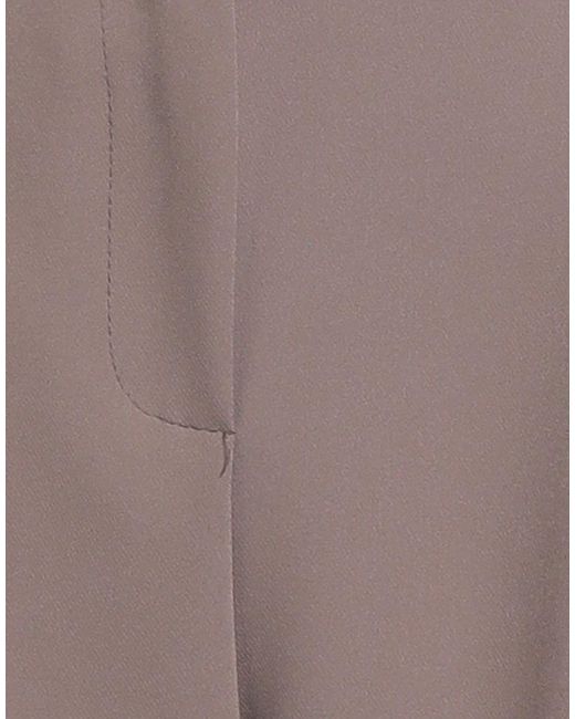 Motel Gray Taupe Pants Polyester, Elastane