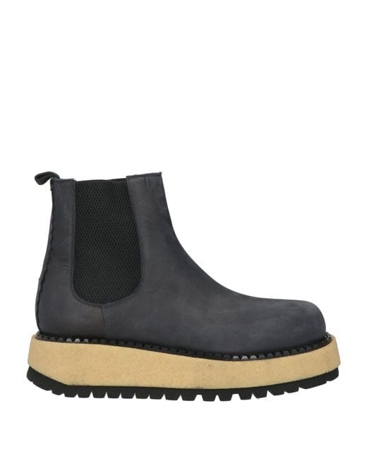 THE ANTIPODE Black Ankle Boots for men