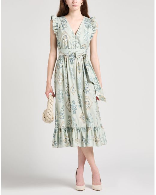 Eleventy Blue Midi Dress