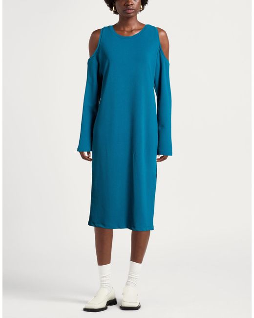Toy G. Blue Midi Dress Polyester, Elastane