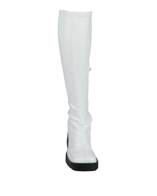 Justine Clenquet White Boot