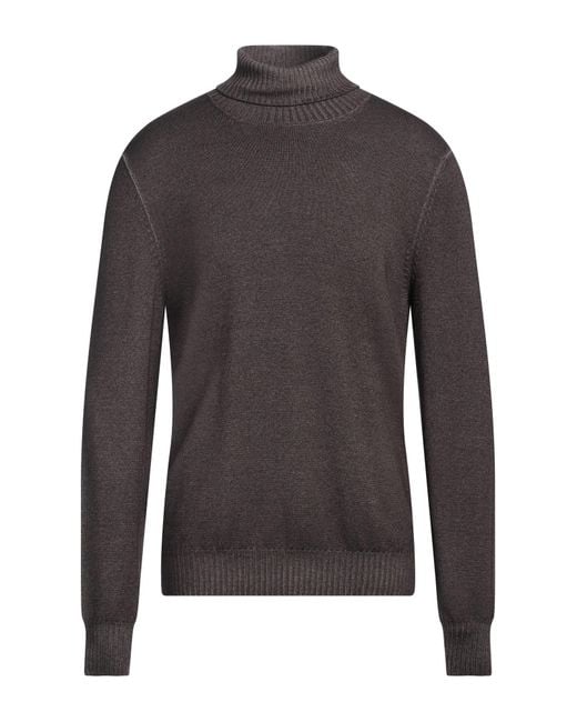 Barba Napoli Gray Turtleneck for men