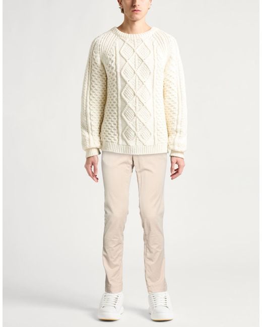 Mason's Natural Pants Cotton, Elastane for men