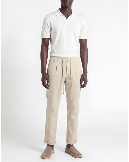 Tramarossa Natural Pants Cotton, Polyester for men