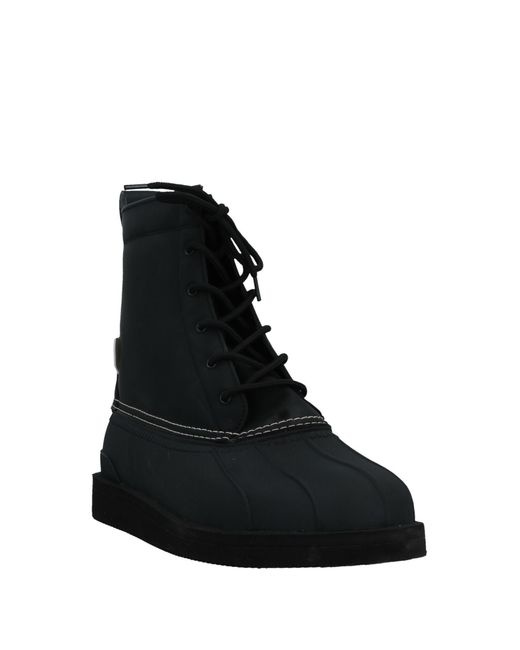 Suicoke Black Ankle Boots for men