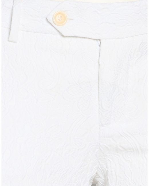 Roy Rogers White Pants Cotton, Polyester, Polyamide, Elastane