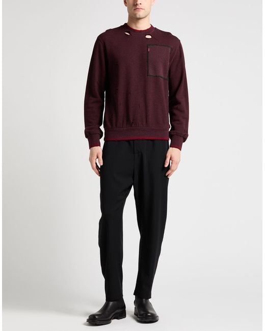 Dolce & Gabbana Purple Sweatshirt Cotton, Polyester for men