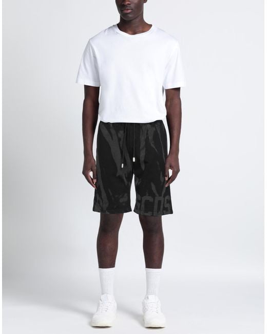 Gcds Black Shorts & Bermuda Shorts for men