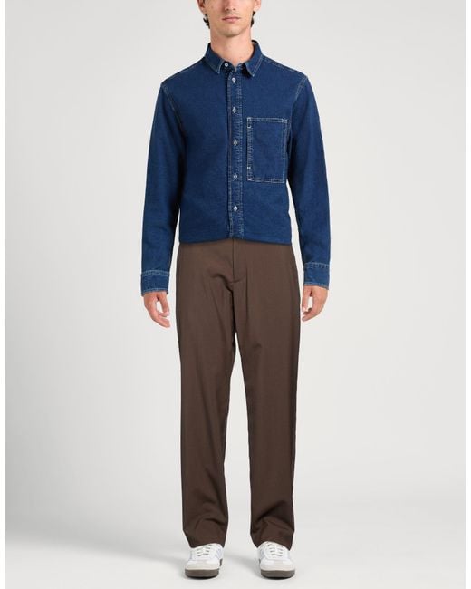 Rag & Bone Brown Pants Wool, Polyester for men