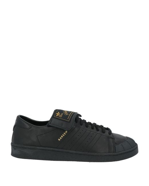 Adidas Black Sneakers Leather for men
