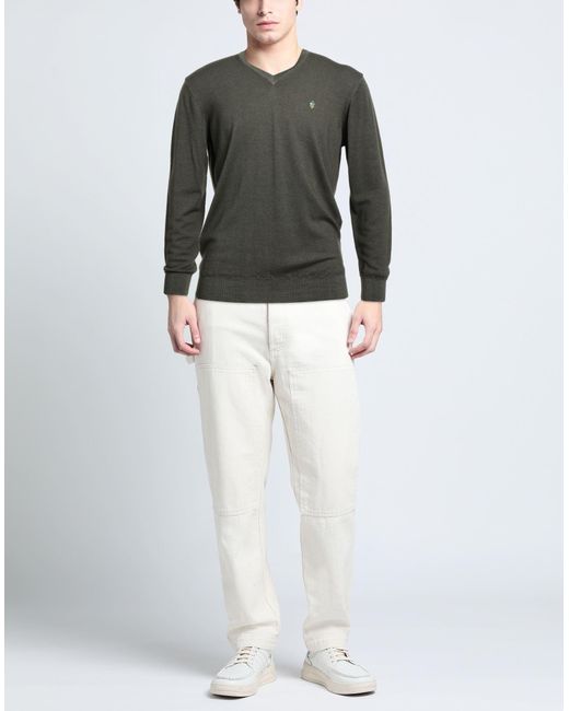 Avignon Gray Sweater Merino Wool for men