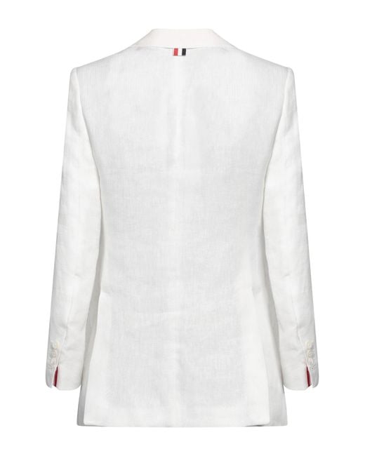 Thom Browne White Blazer