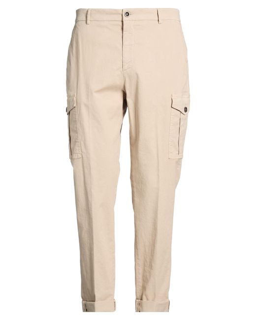 Peserico Natural Pants Cotton, Elastane for men