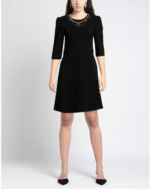 Rinascimento Black Mini Dress