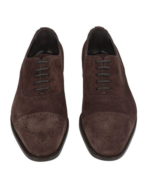 Manolo Blahnik Brown Lace-Up Shoes for men
