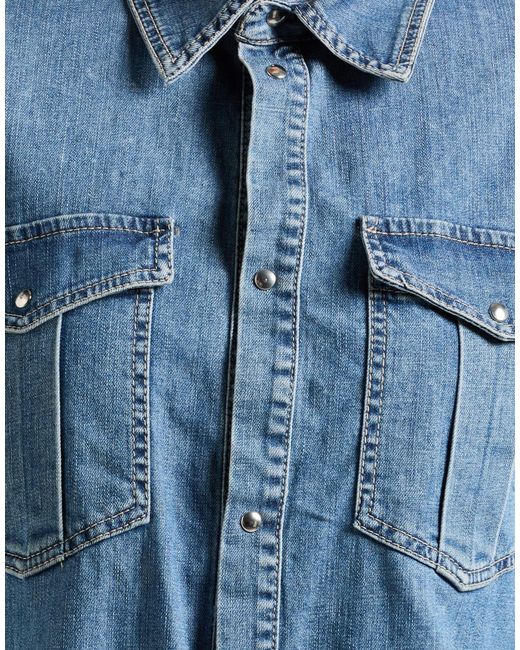 Please Blue Playsuit Cotton, Elastane