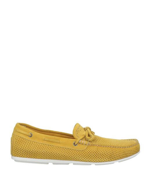 Santoni Yellow Loafer for men