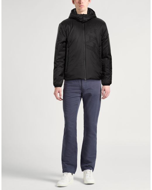 EA7 Black Puffer for men