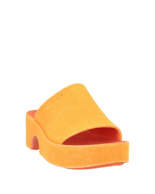 XOCOI Orange Sandals