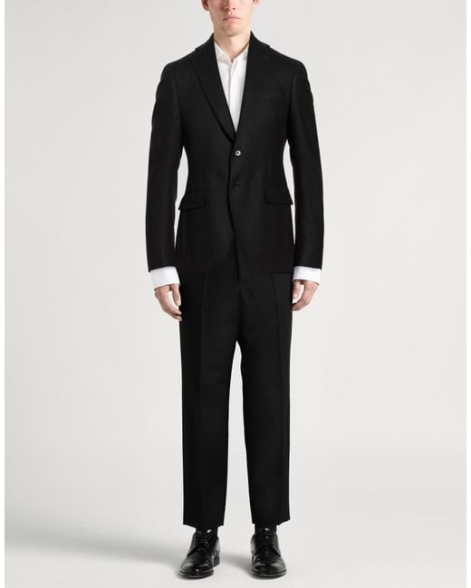 Tombolini Black Blazer Cashmere for men